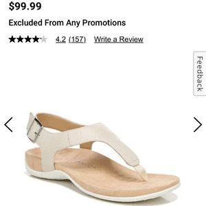Vionic sandals, size 7.5